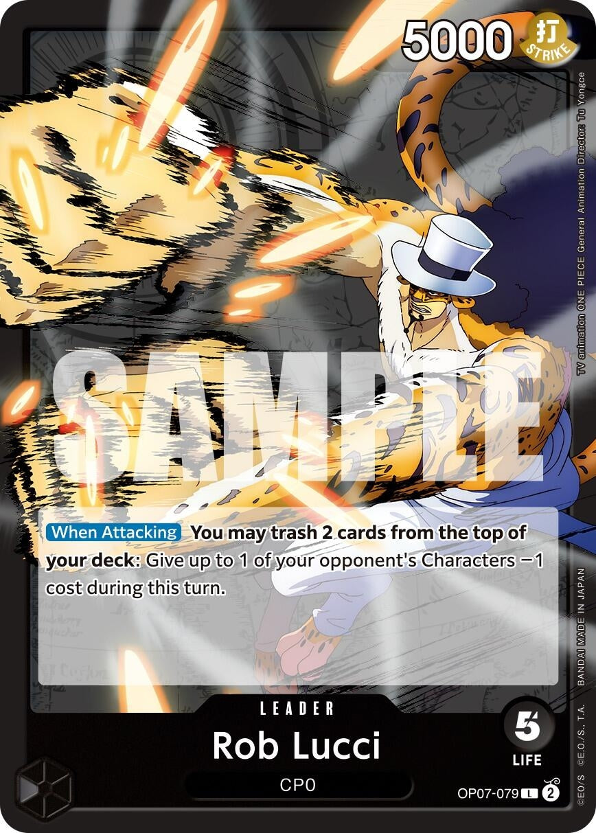 Image for Rob Lucci (079) (OP07-079) (OP07) - One Piece Card Game
