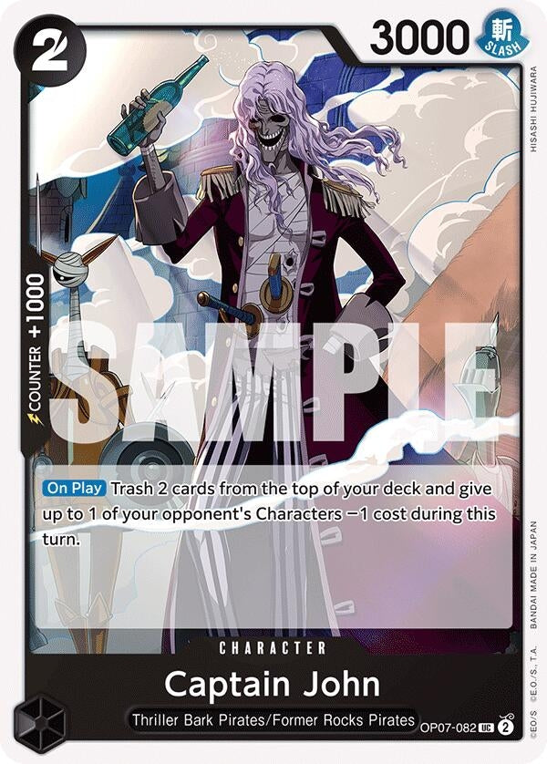 Image for Captain John (OP07-082) (OP07) - One Piece Card Game