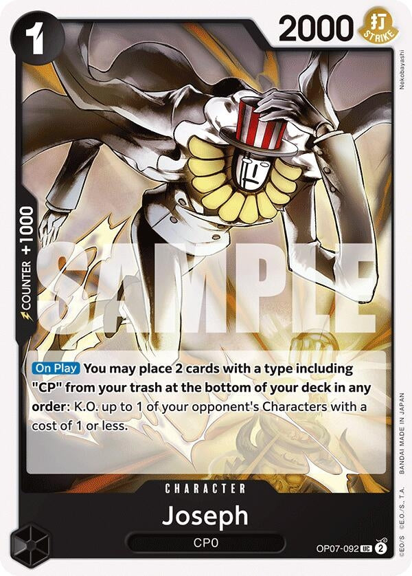 Image for Joseph (OP07-092) (OP07) - One Piece Card Game