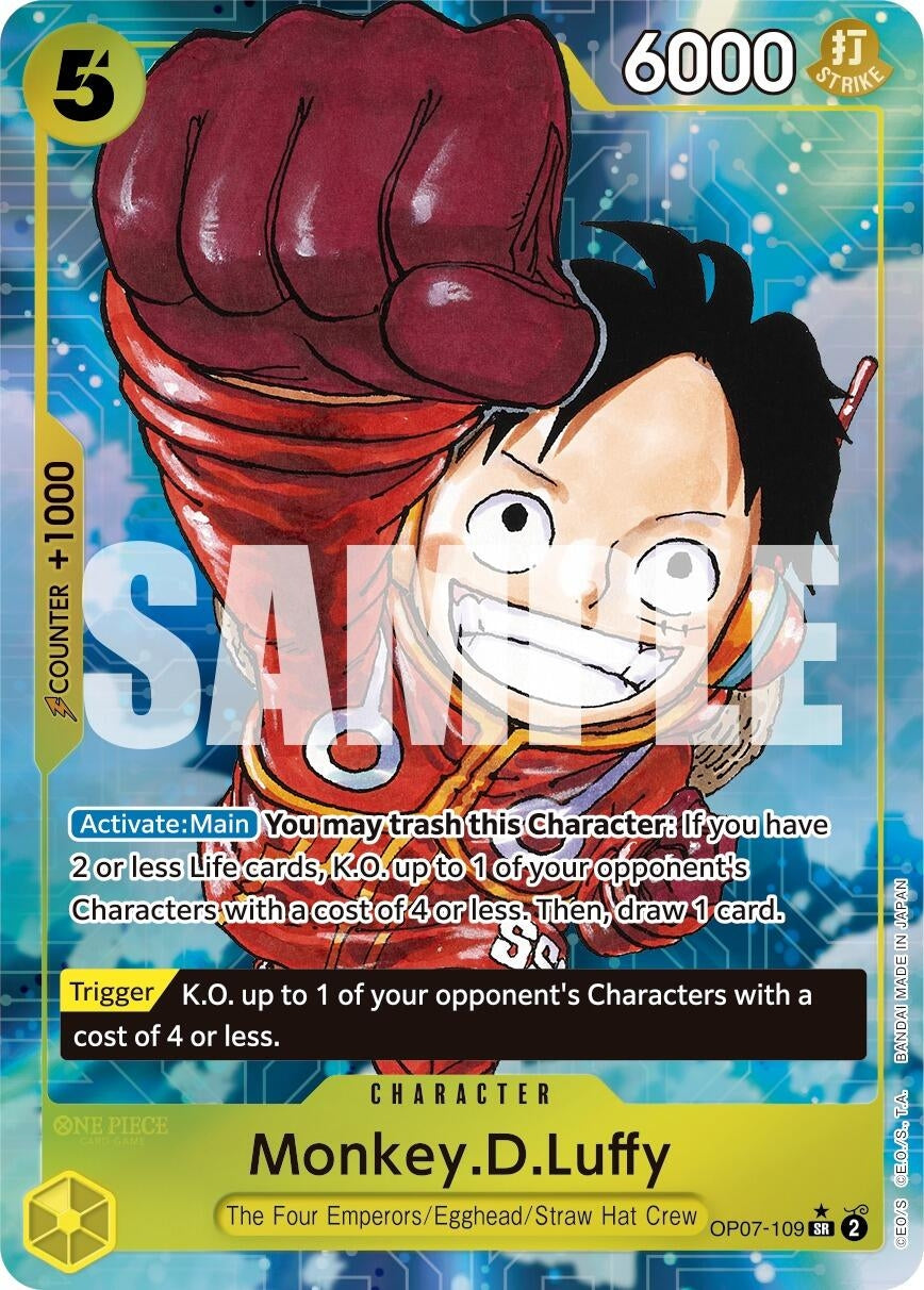 Image for Monkey.D.Luffy (109) (Parallel) (OP07-109) (OP07) - One Piece Card Game