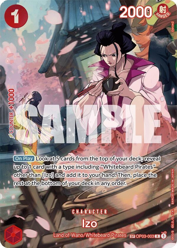 Image for Izo (SP) (OP03-003) (OP07) - One Piece Card Game