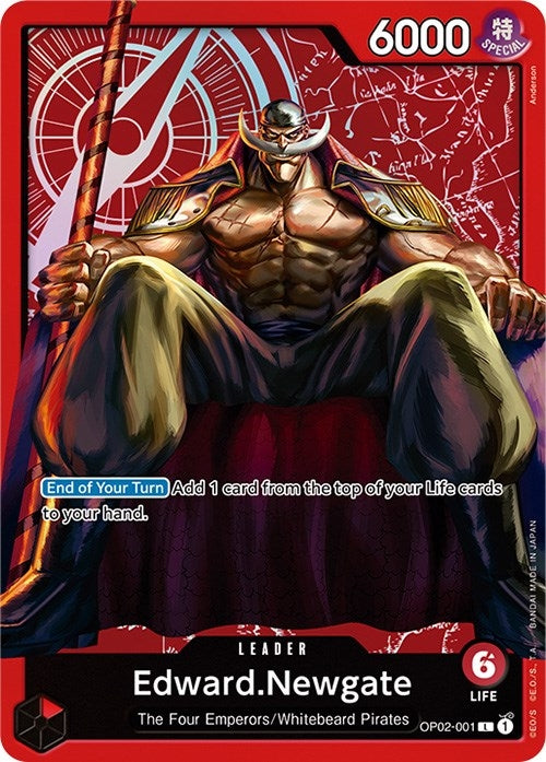 Image for Edward.Newgate (Special Goods Set -Former Four Emperors-) (OP02-001) (OP-PR) - One Piece Card Game