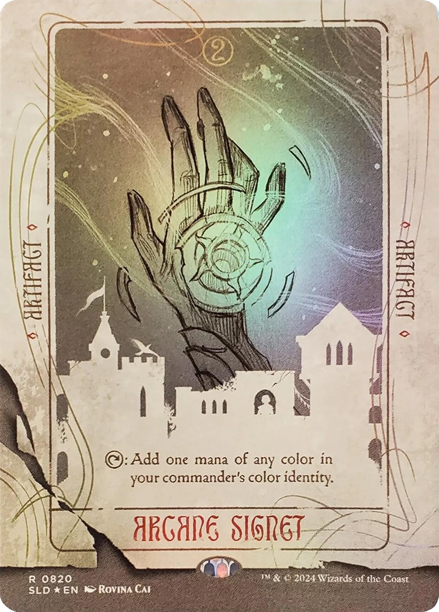 Arcane Signet (0820) (Rainbow Foil) (820) (SLD)