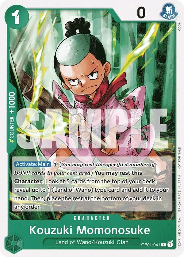 Kouzuki Momonosuke (Tournament Pack Vol. 7) (OP01-041) (OP-PR)