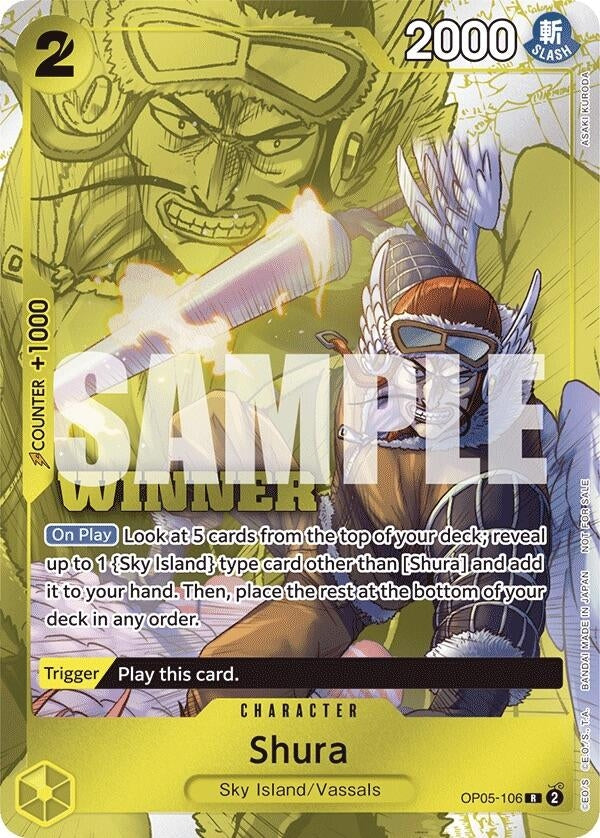 Shura (Winner Pack Vol. 7) (OP05-106) (OP-PR)