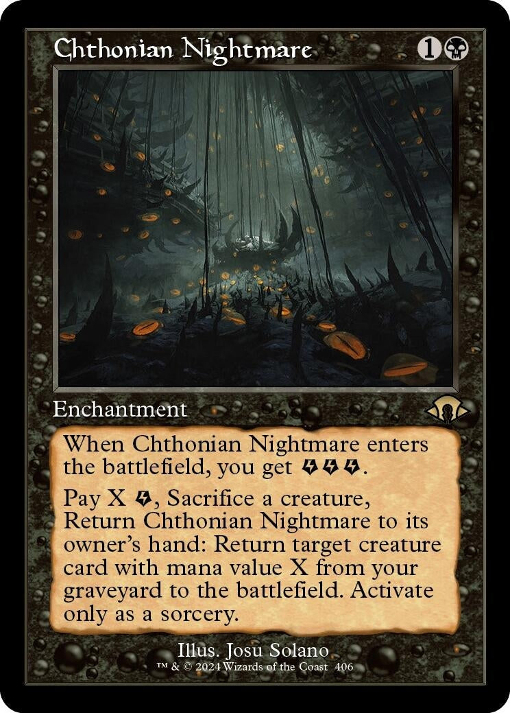 Chthonian Nightmare (Retro Frame) (406) (MH3)