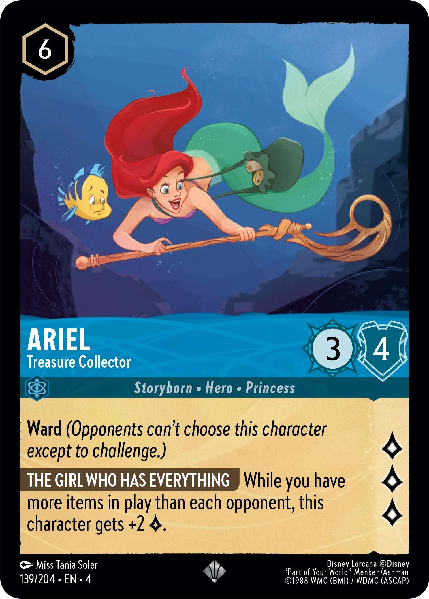 Ariel - Treasure Collector (139/204) (4)