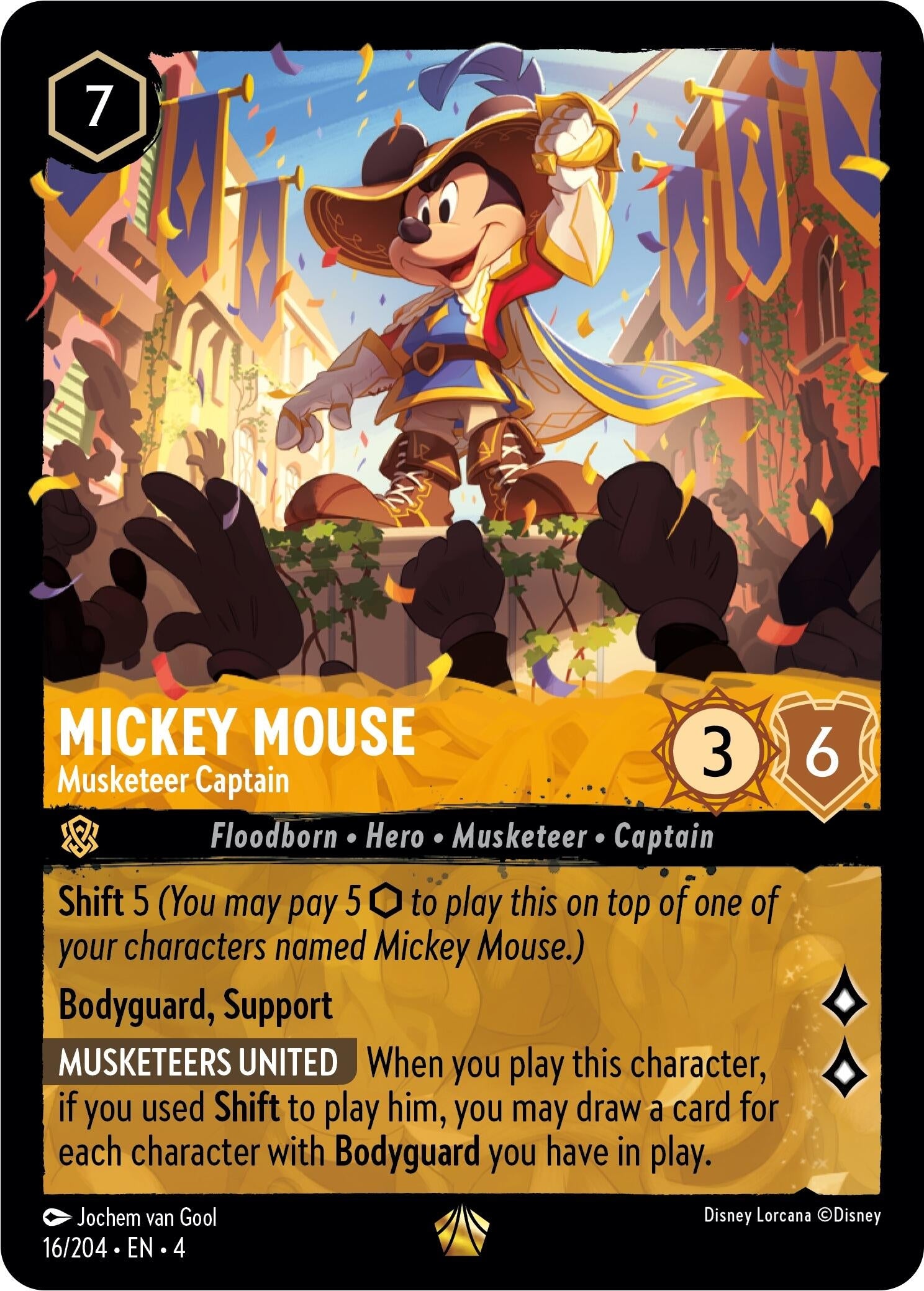 Mickey Mouse - Musketeer Captain (16/204) (4)