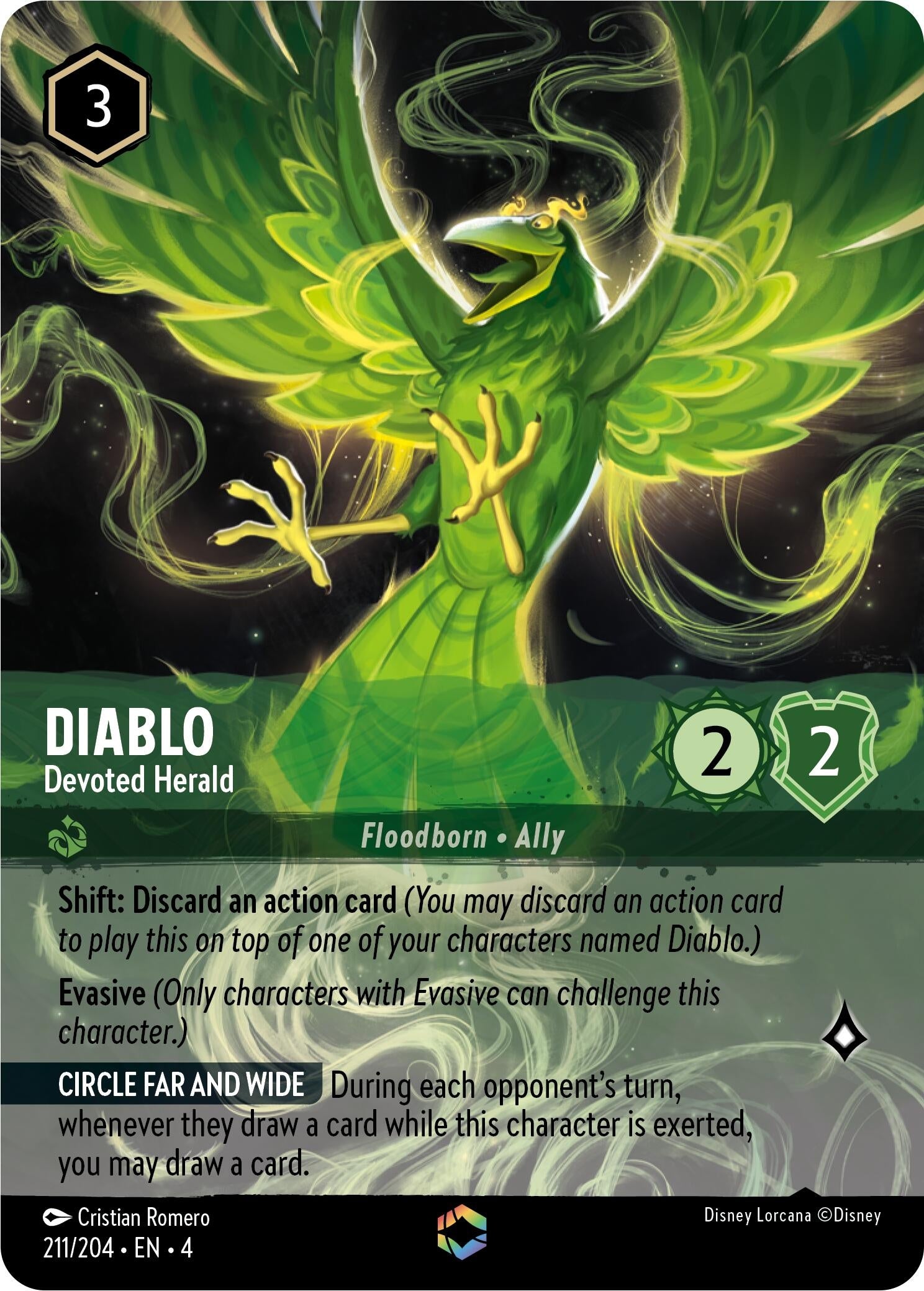 Diablo - Devoted Herald (Enchanted) (211/204) (4)