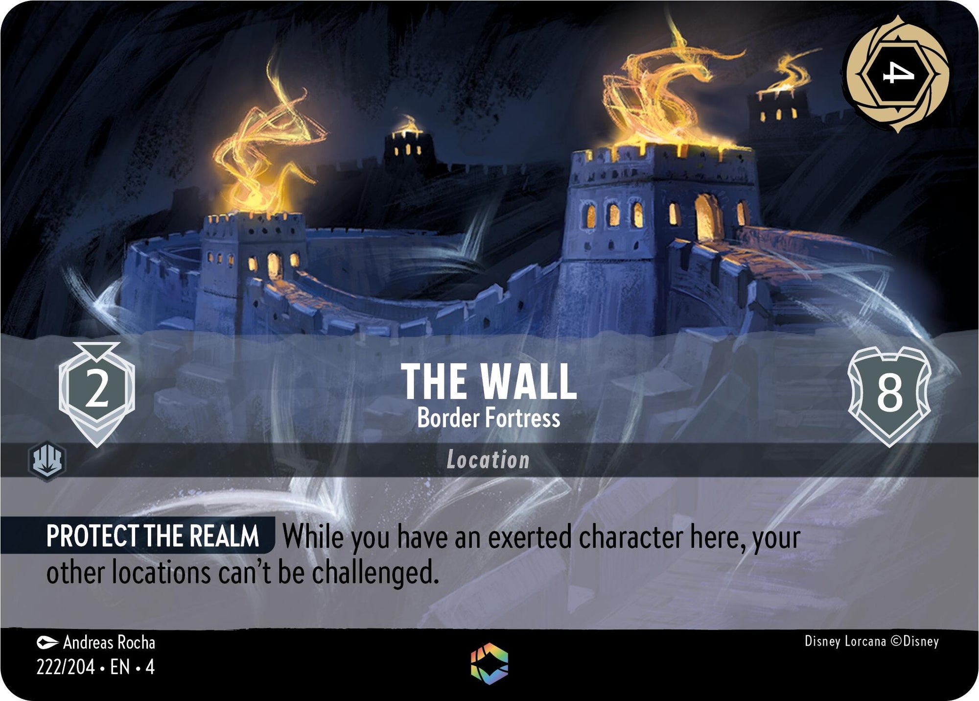 The Wall - Border Fortress (Enchanted) (222/204) (4)