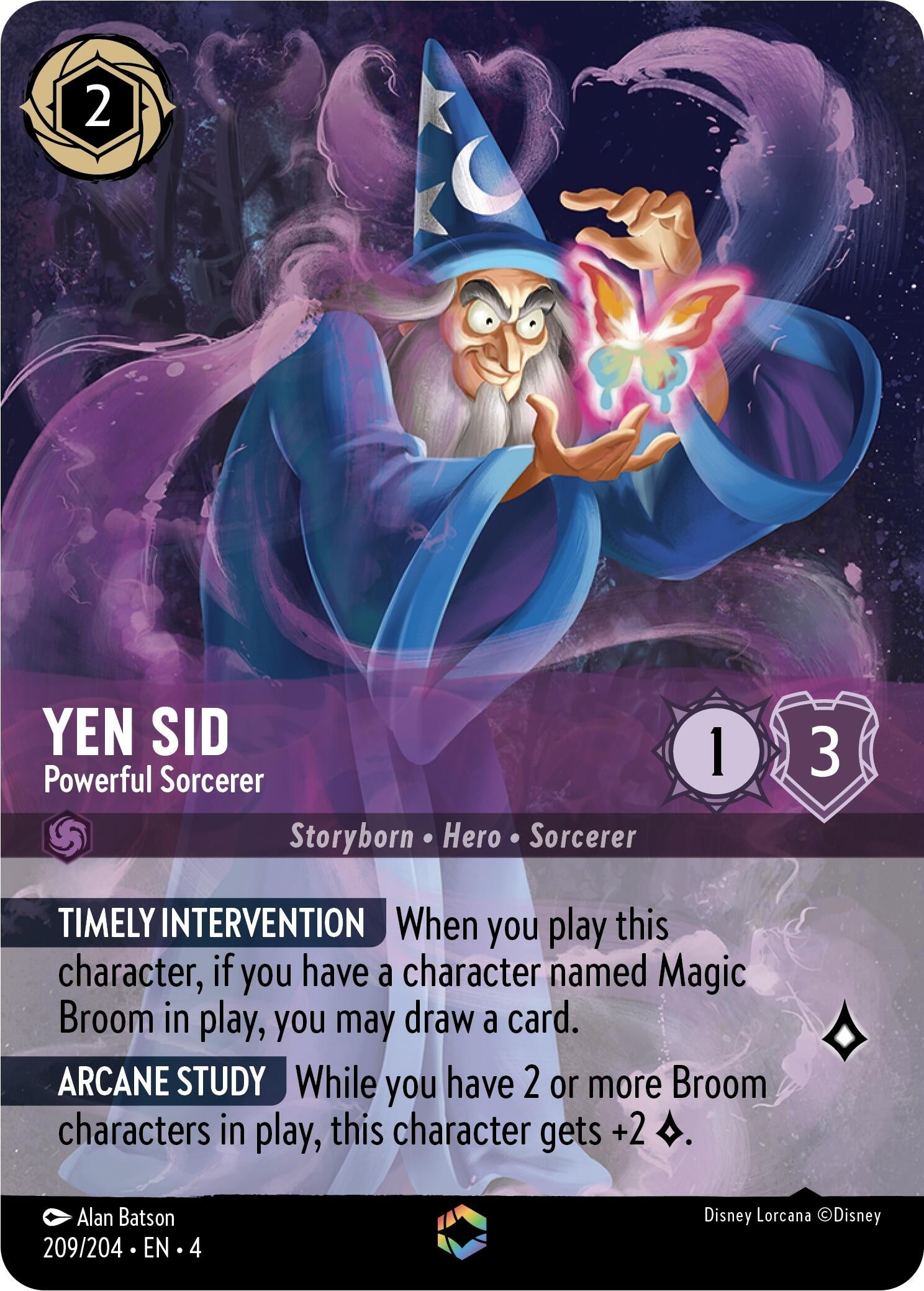Yen Sid - Powerful Sorcerer (Enchanted) (209/204) (4)