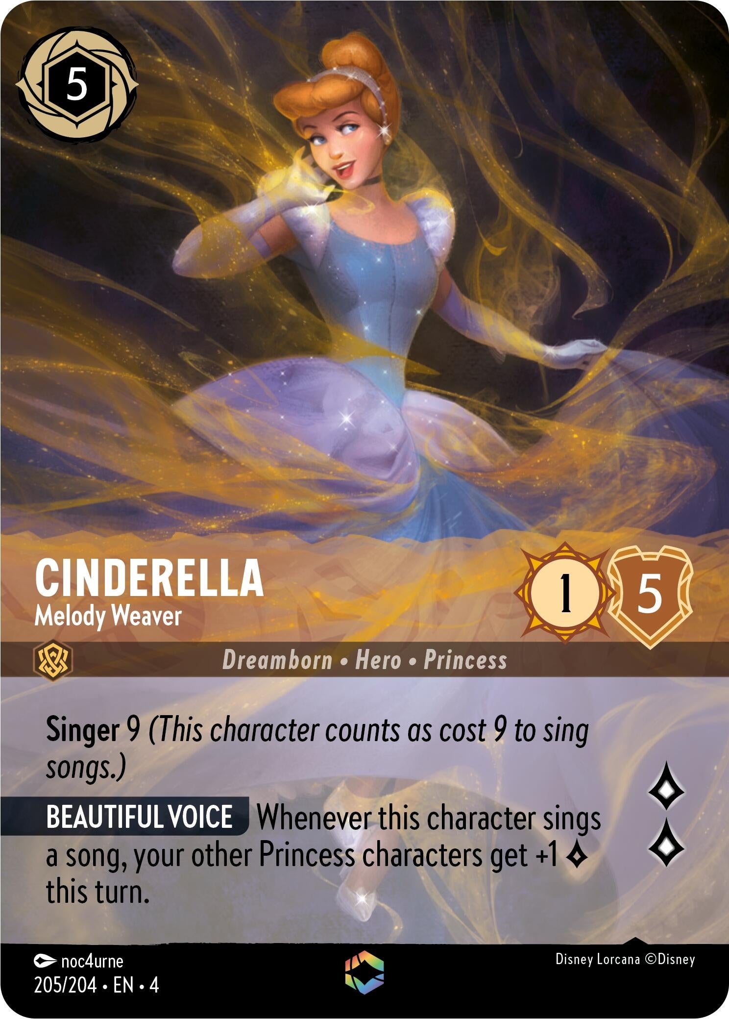 Cinderella - Melody Weaver (Enchanted) (205/204) (4)