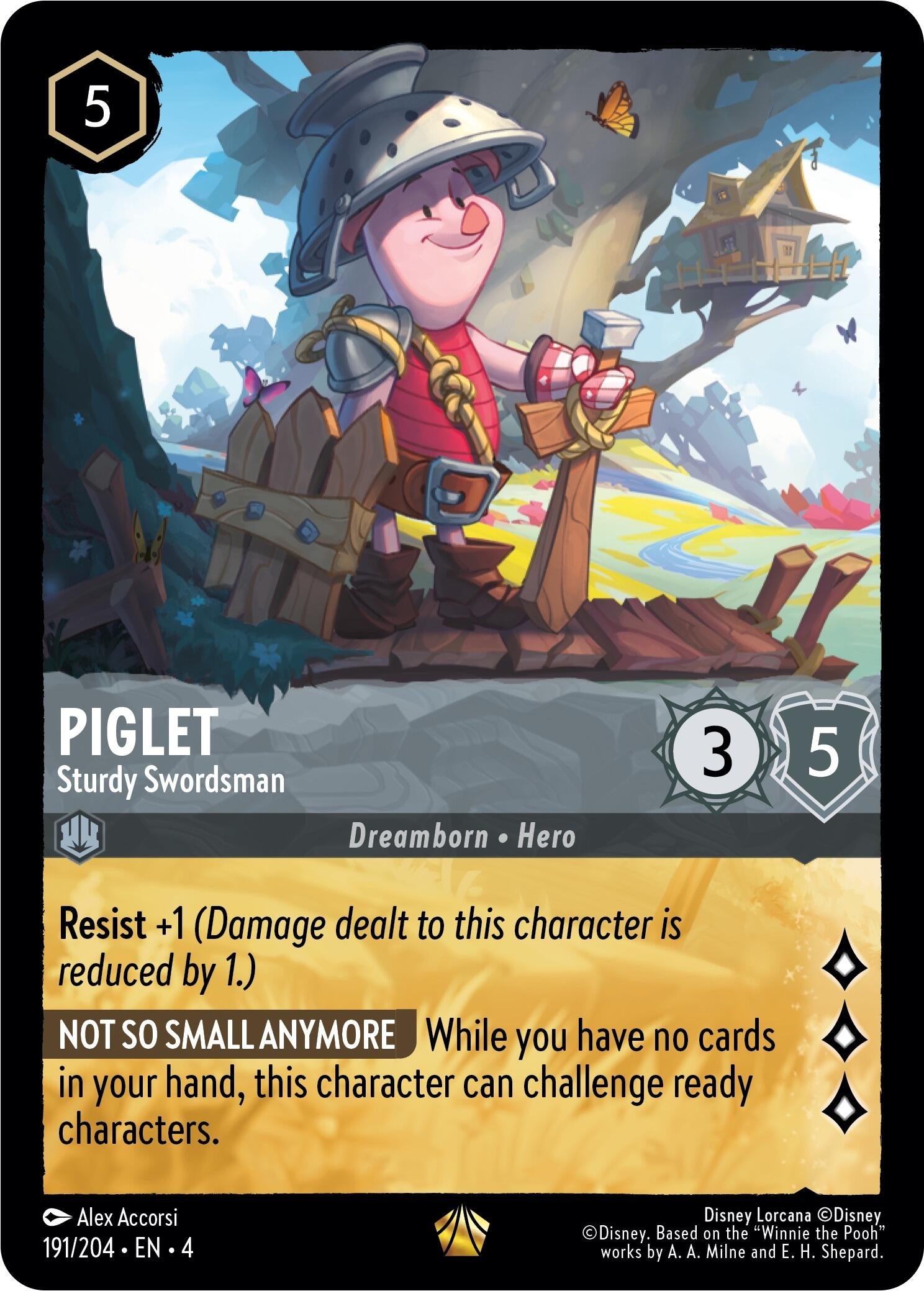 Piglet - Sturdy Swordsman (191/204) (4)