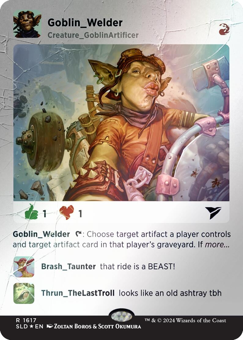 Goblin Welder (Rainbow Foil) (1617) (SLD)