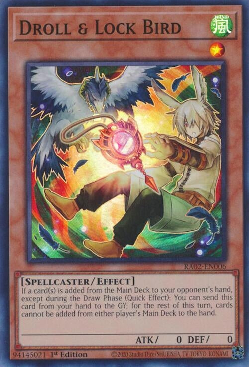 Droll & Lock Bird (Alternate Art) (RA02-EN006) (RA02)