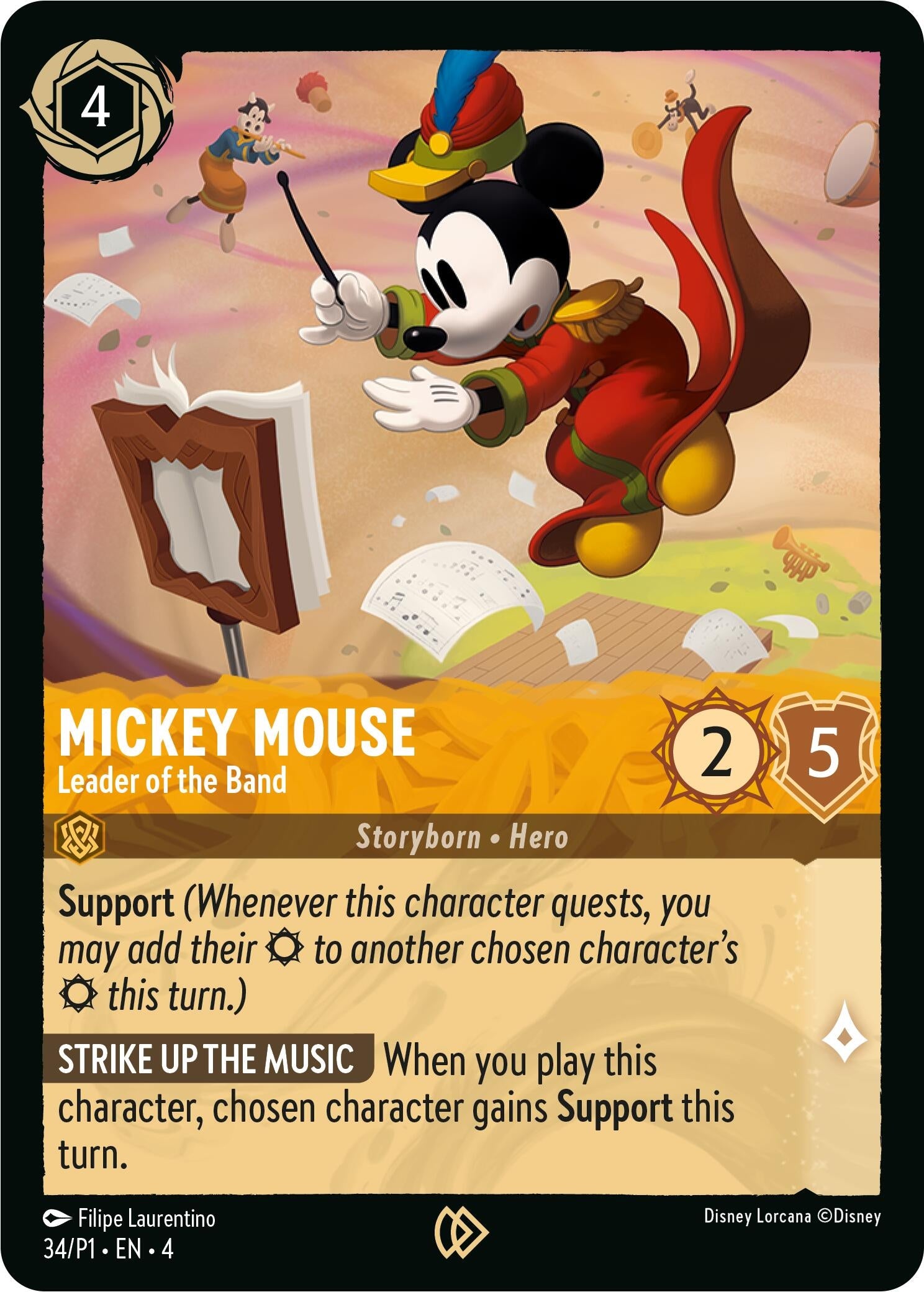 Mickey Mouse - Leader of the Band (34) (DLPC)