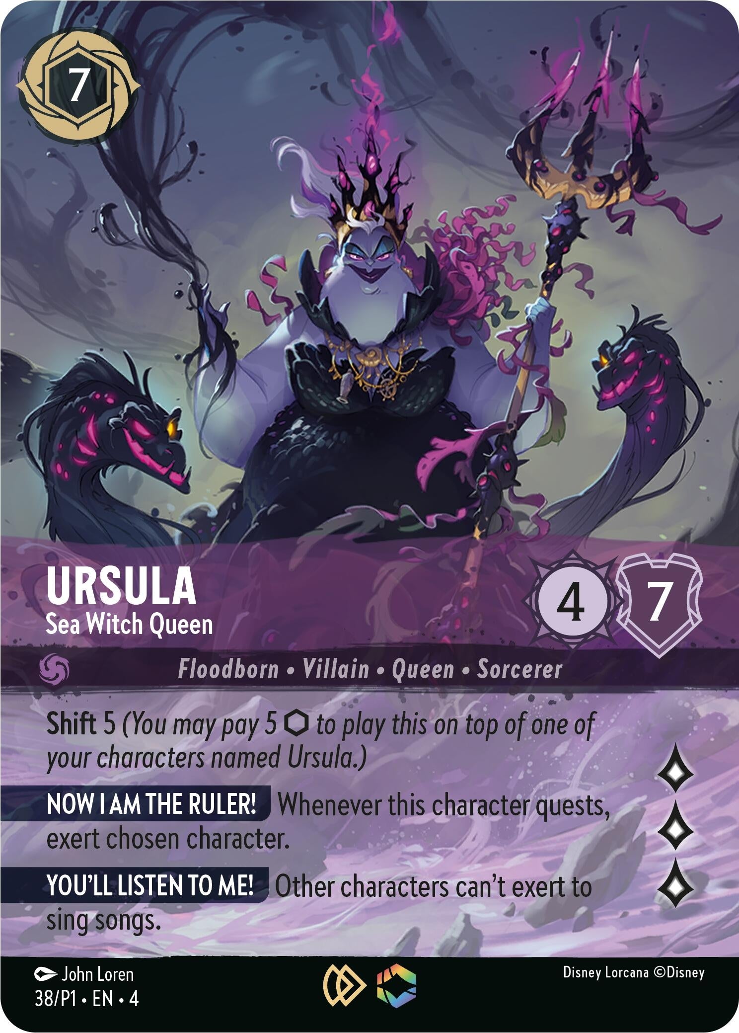 Ursula - Sea Witch Queen (Store Championship) (38) (DLPC)