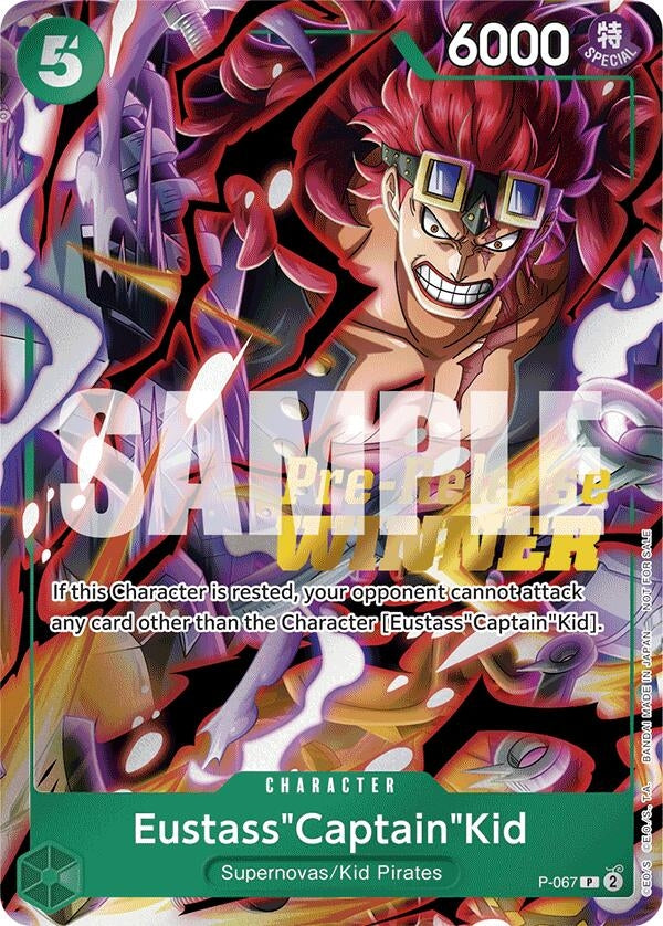 Eustass"Captain"Kid (OP-07 Pre-Release Tournament) [Winner] (P-067) (OP-PR)