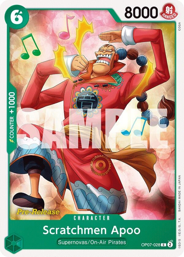 Scratchmen Apoo (OP07-028) (OP07 PRE)