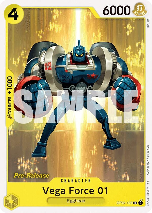 Vega Force 01 (OP07-108) (OP07 PRE)