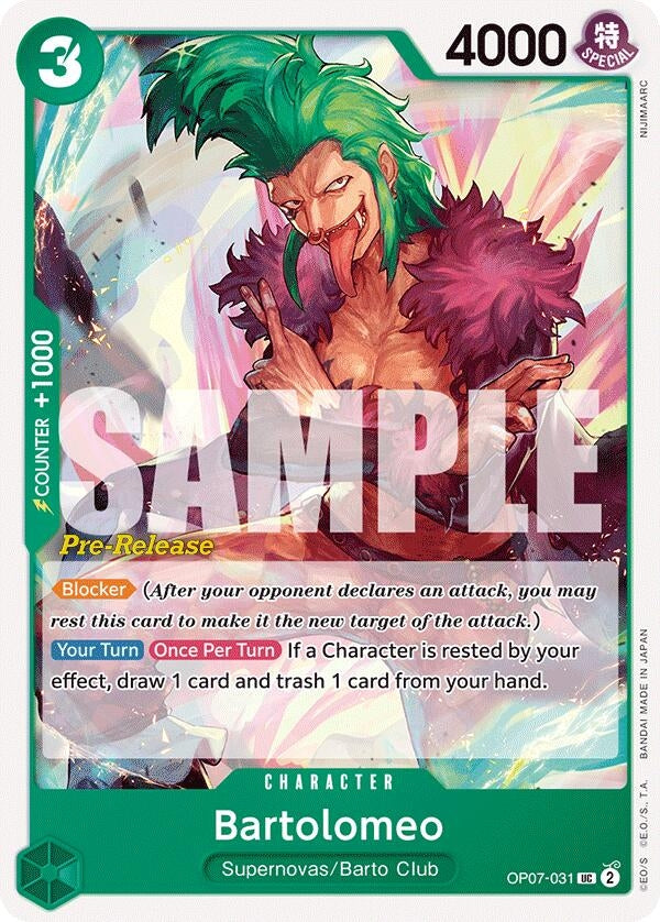 Bartolomeo (OP07-031) (OP07 PRE)