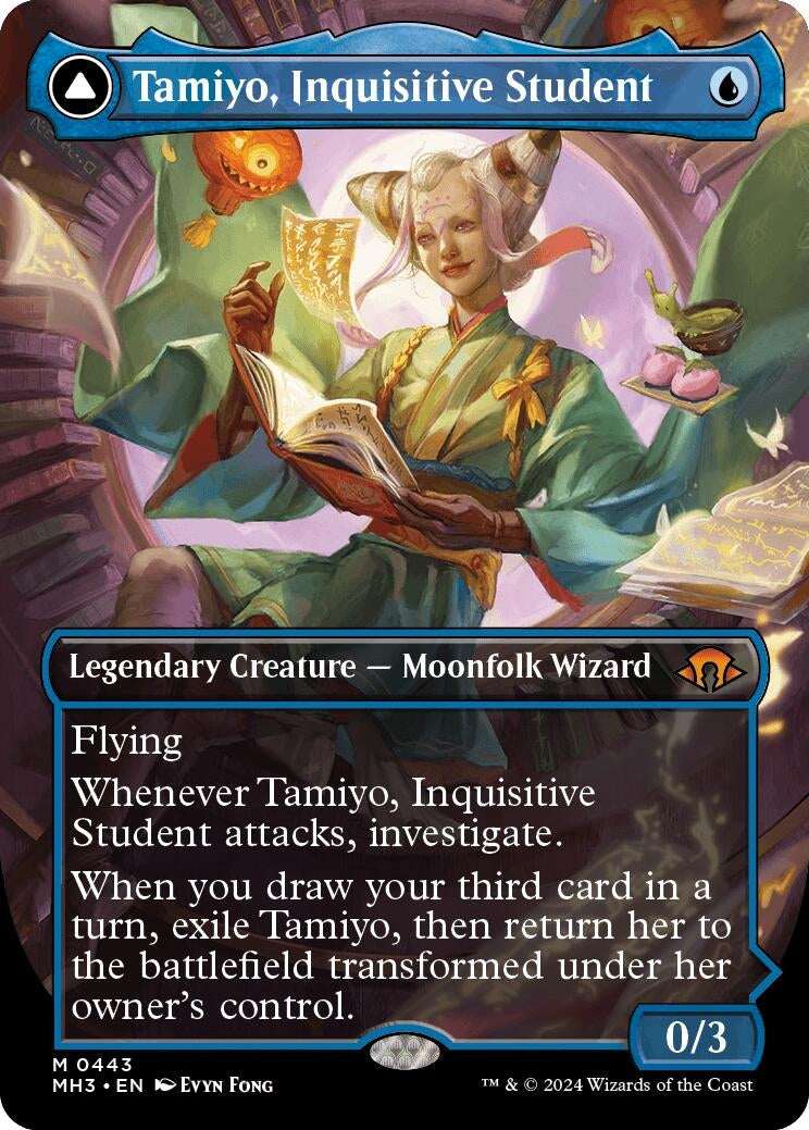 Tamiyo, Inquisitive Student (Borderless) (443) (MH3)