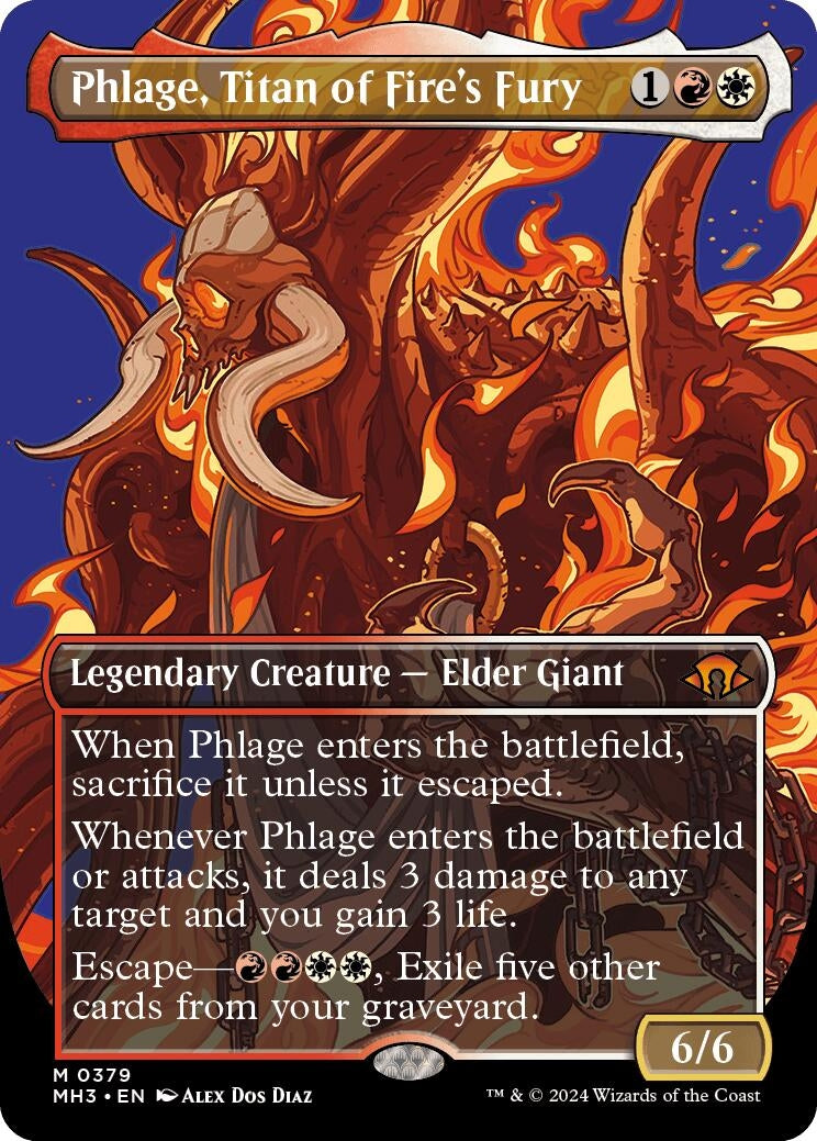 Phlage, Titan of Fire's Fury (Borderless) (379) (MH3)