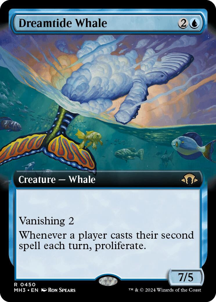 Dreamtide Whale (Extended Art) (450) (MH3)