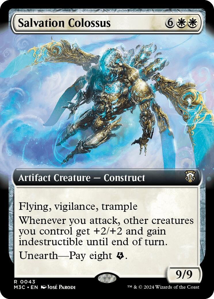 Salvation Colossus (Extended Art) (Ripple Foil) (43) (M3C)