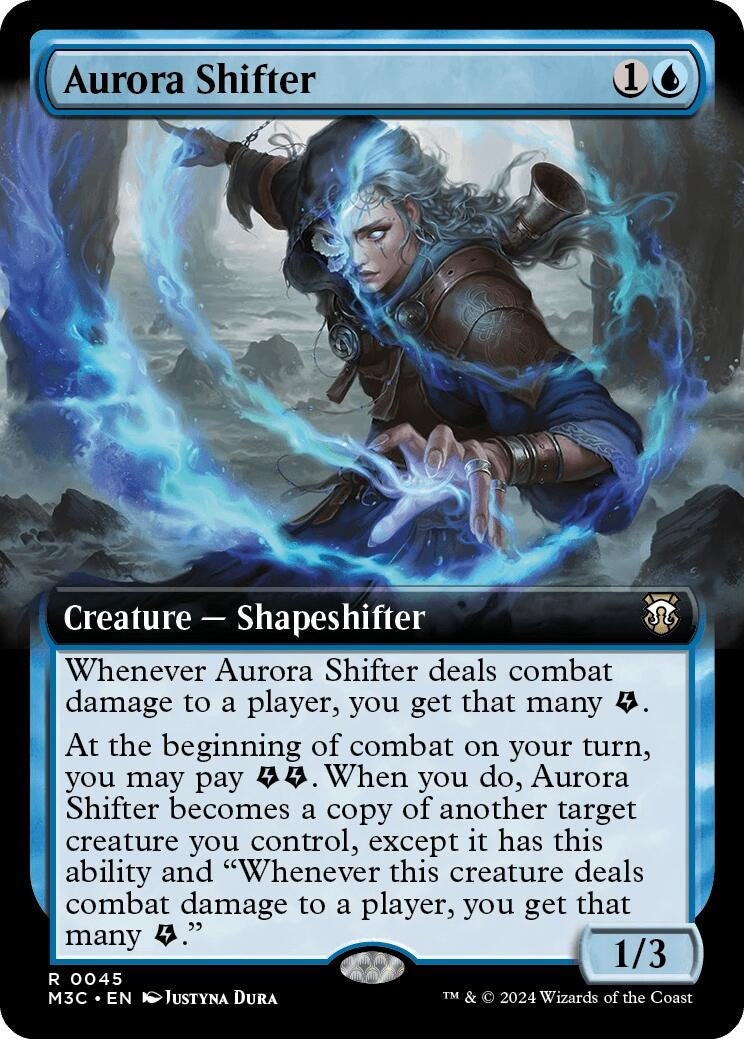 Aurora Shifter (Extended Art) (Ripple Foil) (45) (M3C)