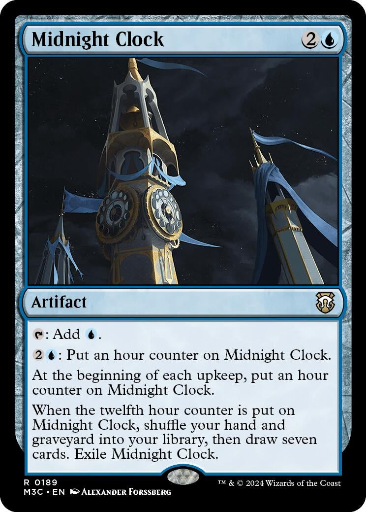 Midnight Clock (Ripple Foil) (189) (M3C)