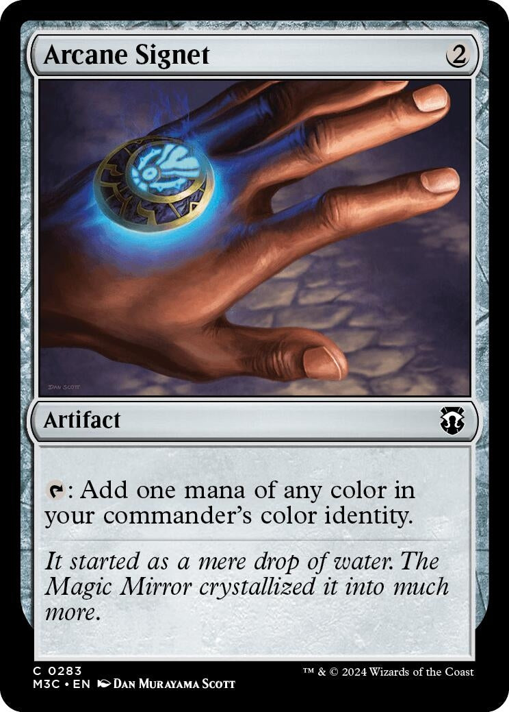 Arcane Signet (Ripple Foil) (283) (M3C)