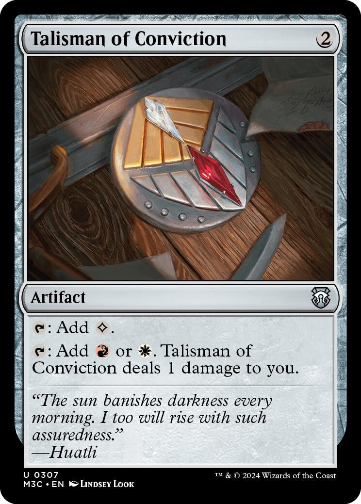Talisman of Conviction (Ripple Foil) (307) (M3C)