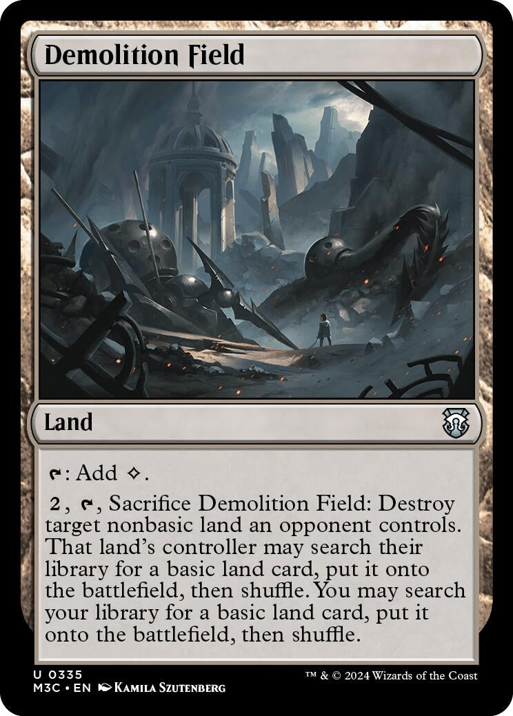 Demolition Field (Ripple Foil) (335) (M3C)