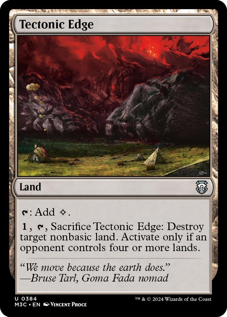 Tectonic Edge (Ripple Foil) (384) (M3C)