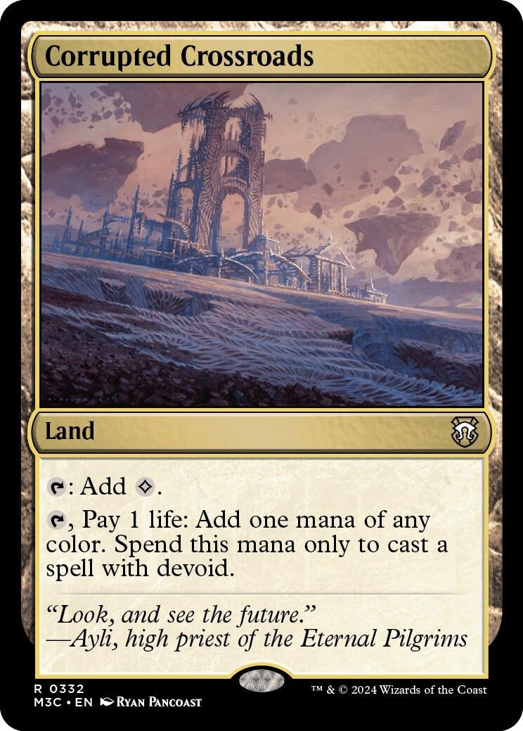 Corrupted Crossroads (Ripple Foil) (332) (M3C)