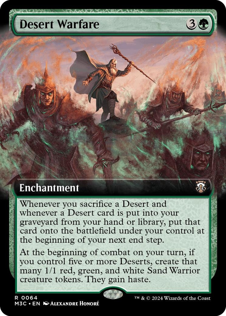 Desert Warfare (Extended Art) (Ripple Foil) (64) (M3C)