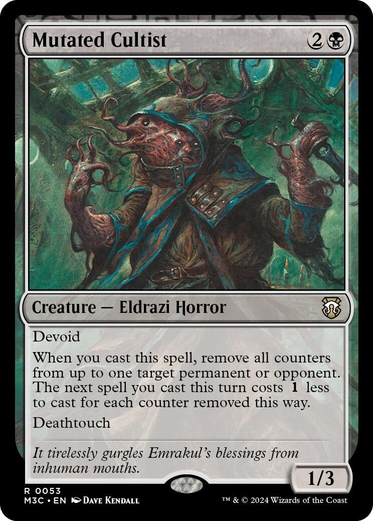 Mutated Cultist (Ripple Foil) (53) (M3C)