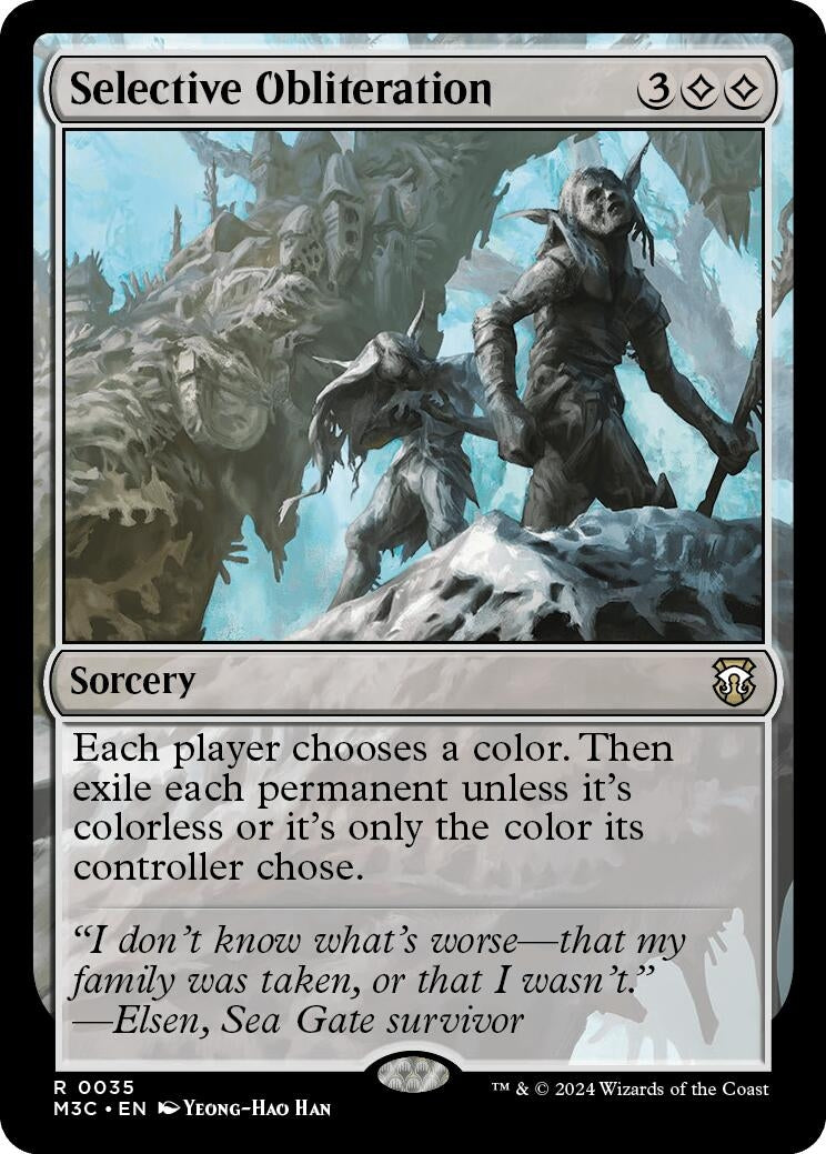 Selective Obliteration (Ripple Foil) (35) (M3C)