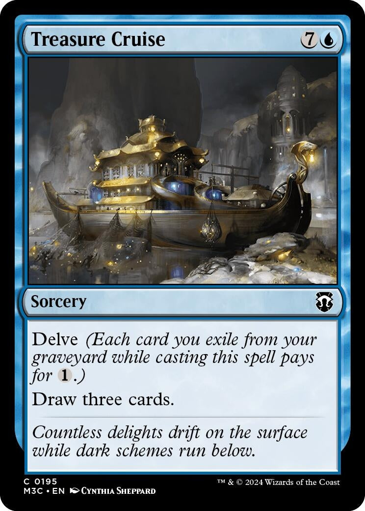Treasure Cruise (Ripple Foil) (195) (M3C)