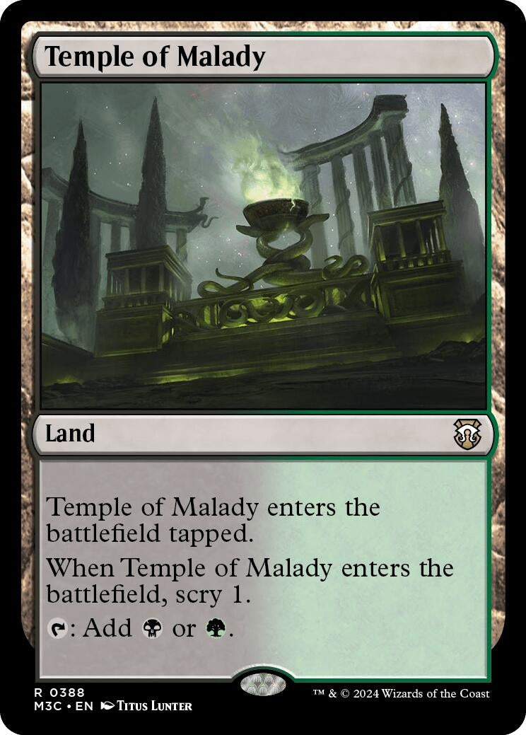 Temple of Malady (Ripple Foil) (388) (M3C)