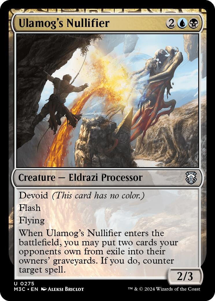 Ulamog's Nullifier (Ripple Foil) (275) (M3C)