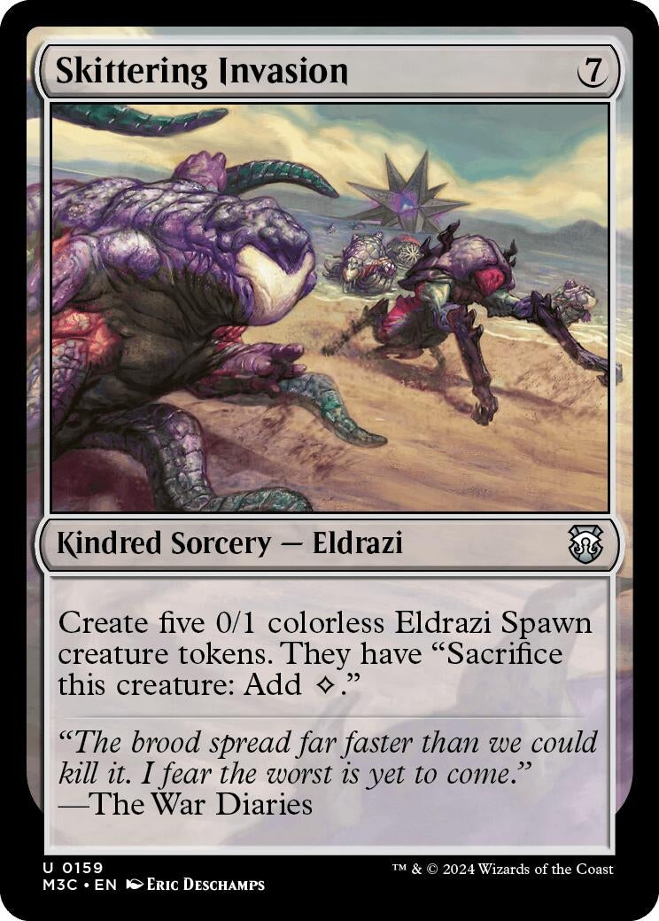 Skittering Invasion (Ripple Foil) (159) (M3C)