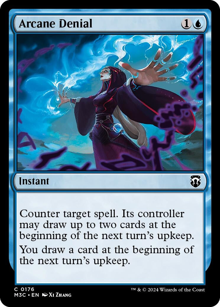 Arcane Denial (Ripple Foil) (176) (M3C)