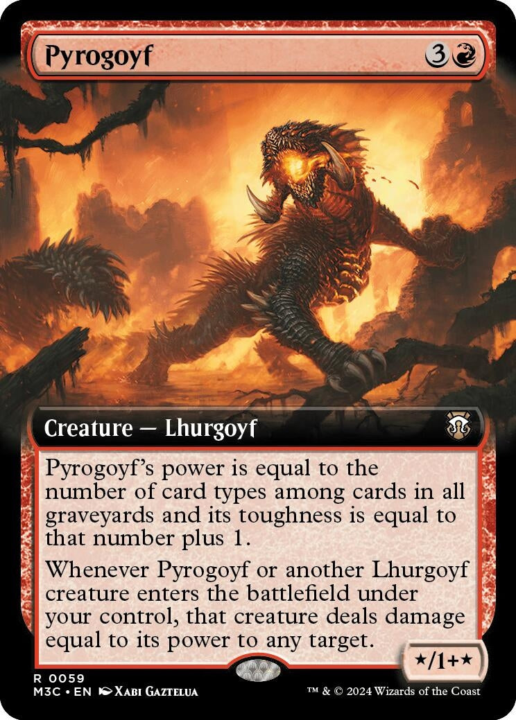 Pyrogoyf (Extended Art) (59) (M3C)