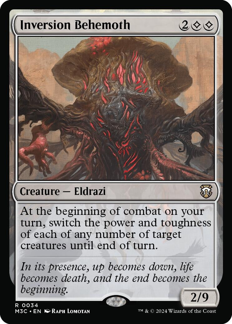 Inversion Behemoth  (Ripple Foil) (34) (M3C)
