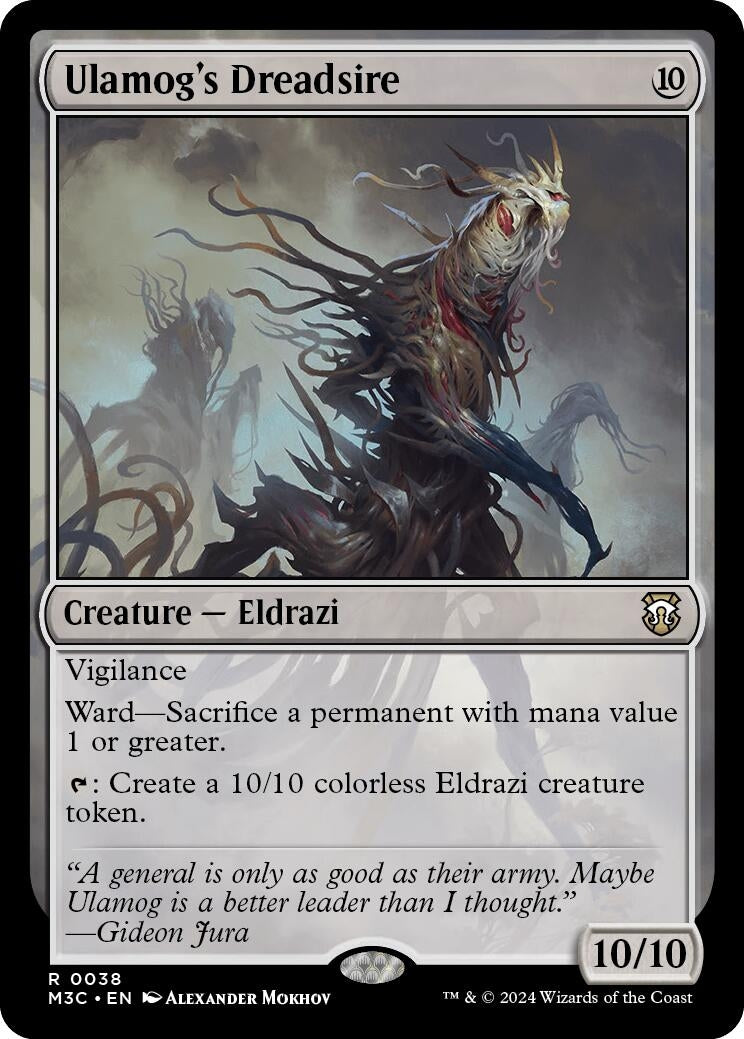 Ulamog's Dreadsire (Ripple Foil) (38) (M3C)