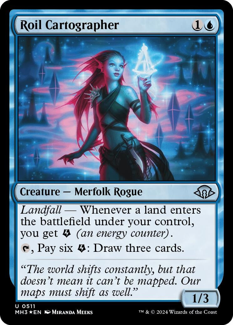 Roil Cartographer (Ripple Foil) (511) (MH3)