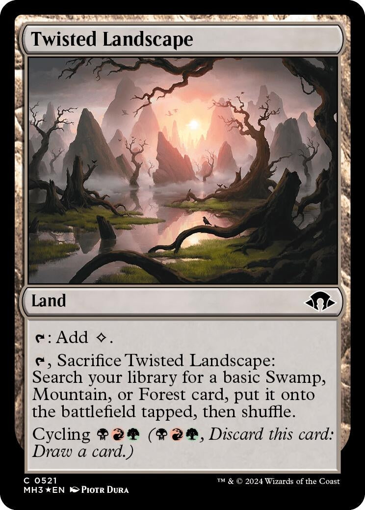 Twisted Landscape (Ripple Foil) (521) (MH3)