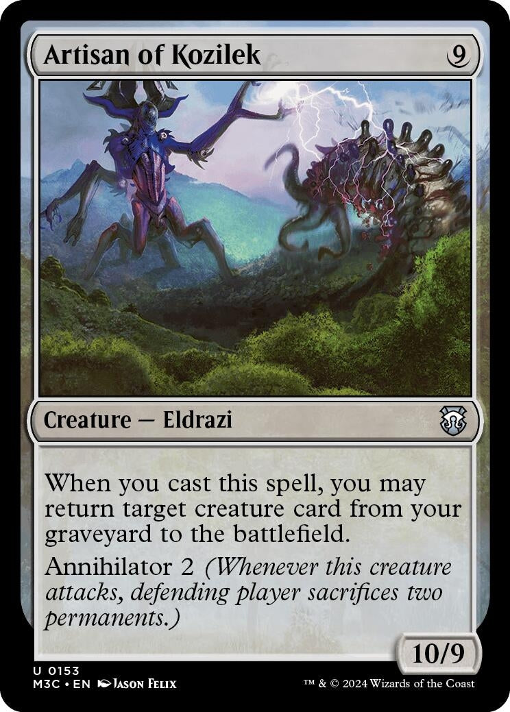 Artisan of Kozilek (Ripple Foil) (153) (M3C)